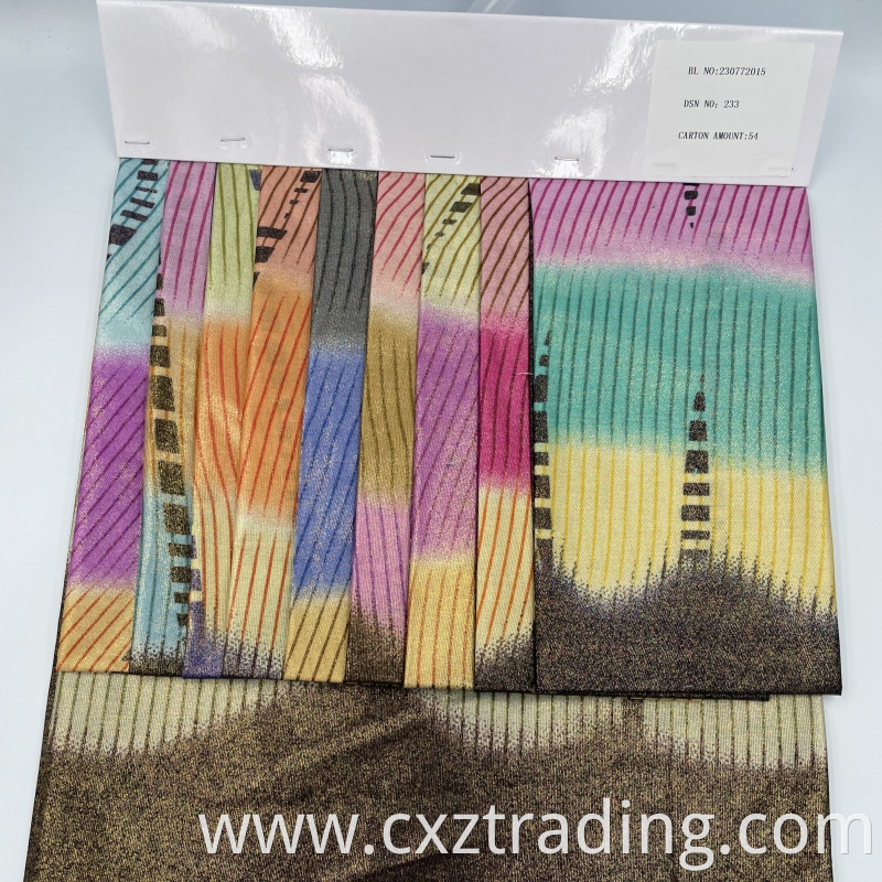 Rayon Textile Color Splicing Jpg